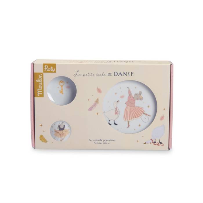 Set vaisselle porcelaine La petite école de danse