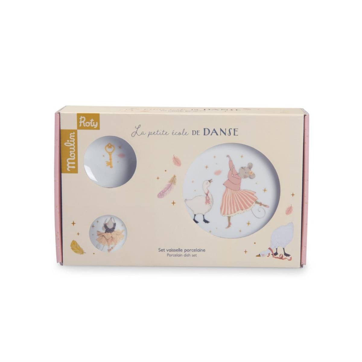 Set vaisselle porcelaine La petite école de danse