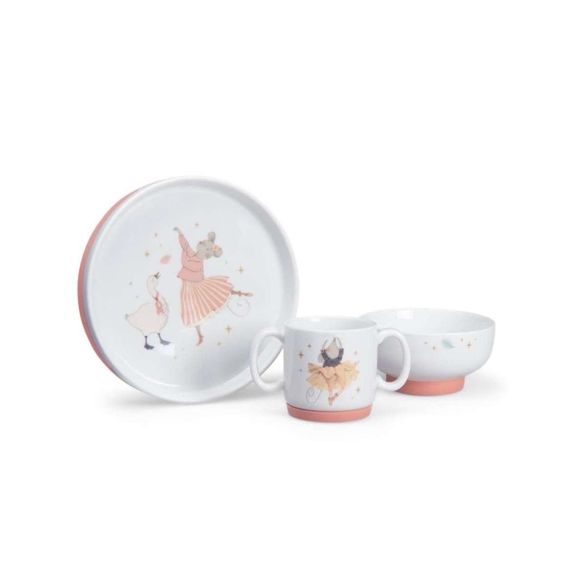 Set vaisselle porcelaine La petite école de danse