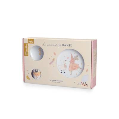 Set vaisselle porcelaine La petite école de danse