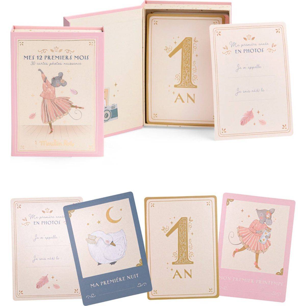 Cartes mes 12 premiers mois La petite école de danse