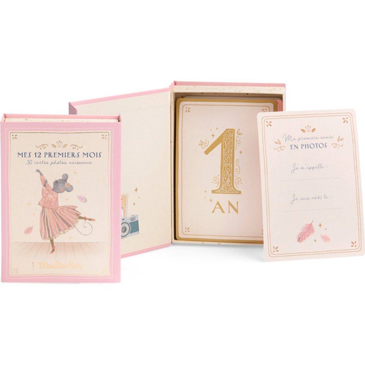 Cartes mes 12 premiers mois La petite école de danse