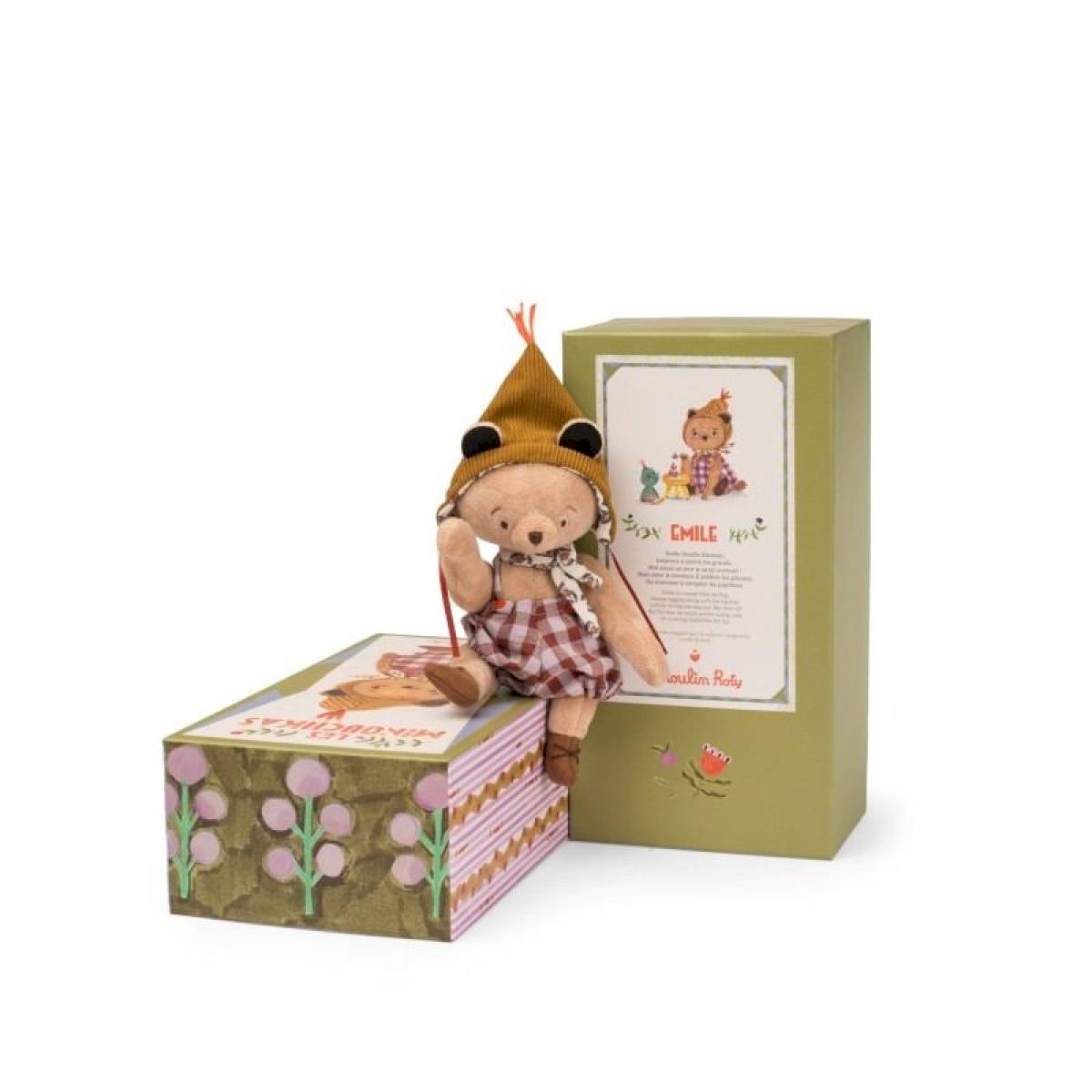 Peluche Emile le petit ours Les Minouchkas