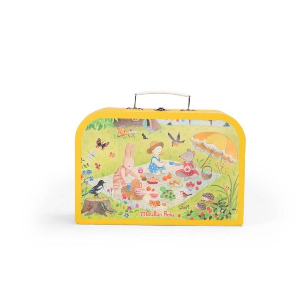 Valise dînette thé en métal La Grande Famille