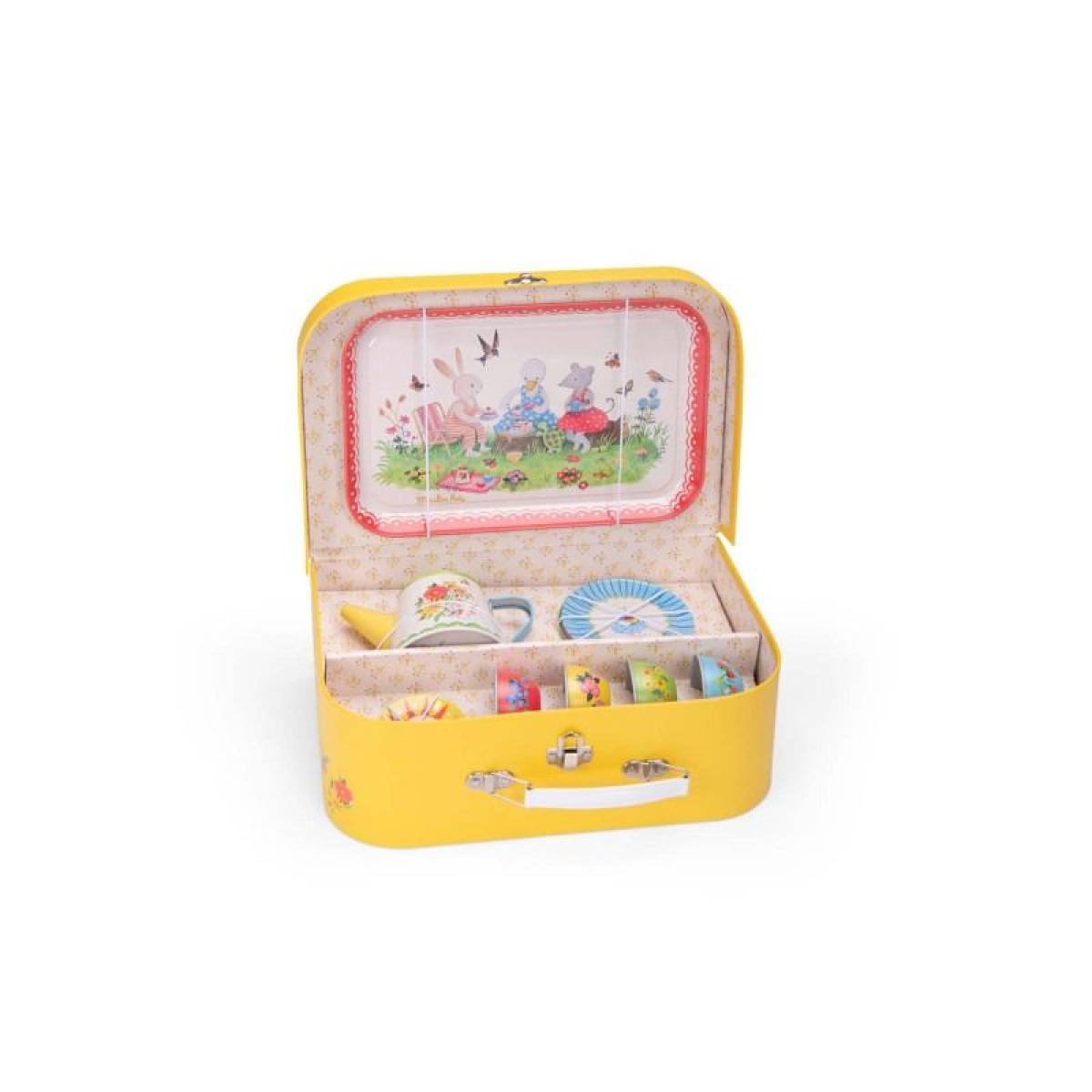 Valise dînette thé en métal La Grande Famille