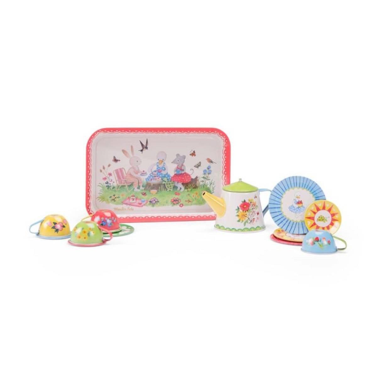 Valise dînette thé en métal La Grande Famille