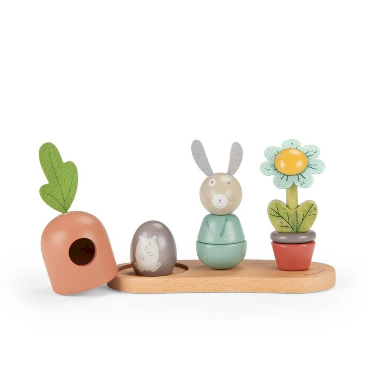 Hochet anneau bois lapin Trois Petits Lapins(dupliqué)