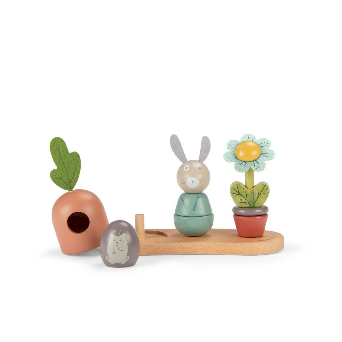 Hochet anneau bois lapin Trois Petits Lapins(dupliqué)