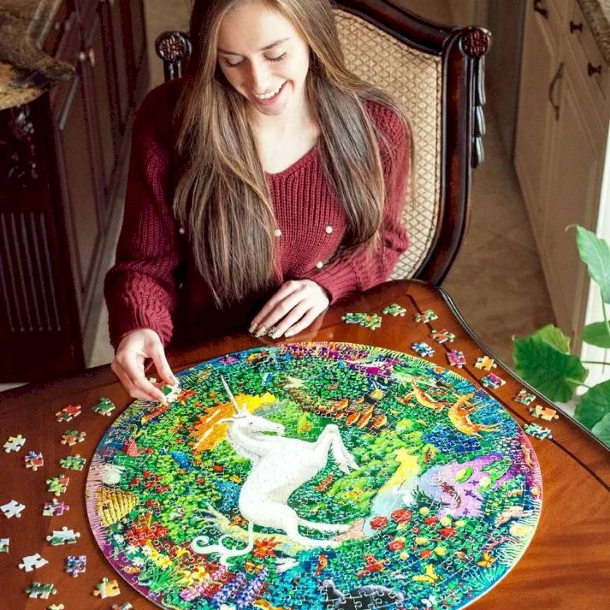 Puzzle 500 pièces - Unicorn Garden