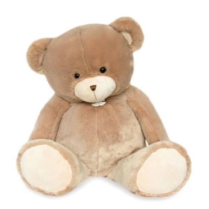 Peluche Ours Bellydou champagne 90cm