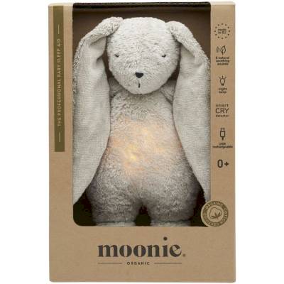 Peluche veilleuse Lapin Moonie - coloris sable