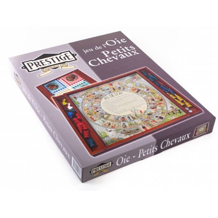 Coffret Jeu de l'Oie - Petits Chevaux Prestige