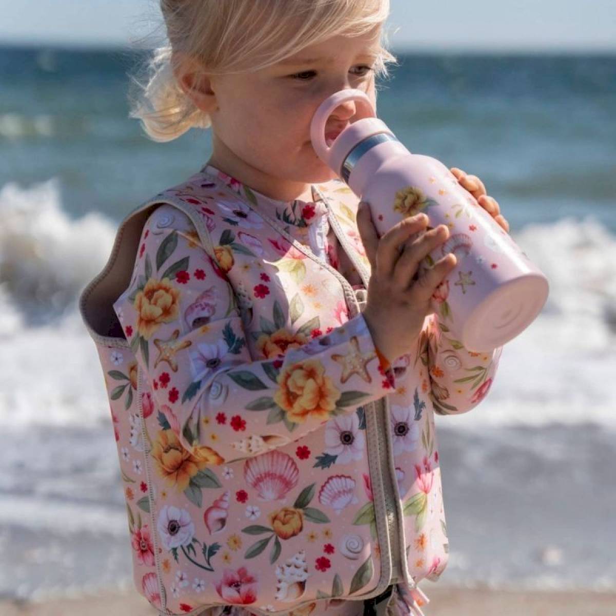 Gilet de natation Ocean Blossom 1-2 ans - Filibabba