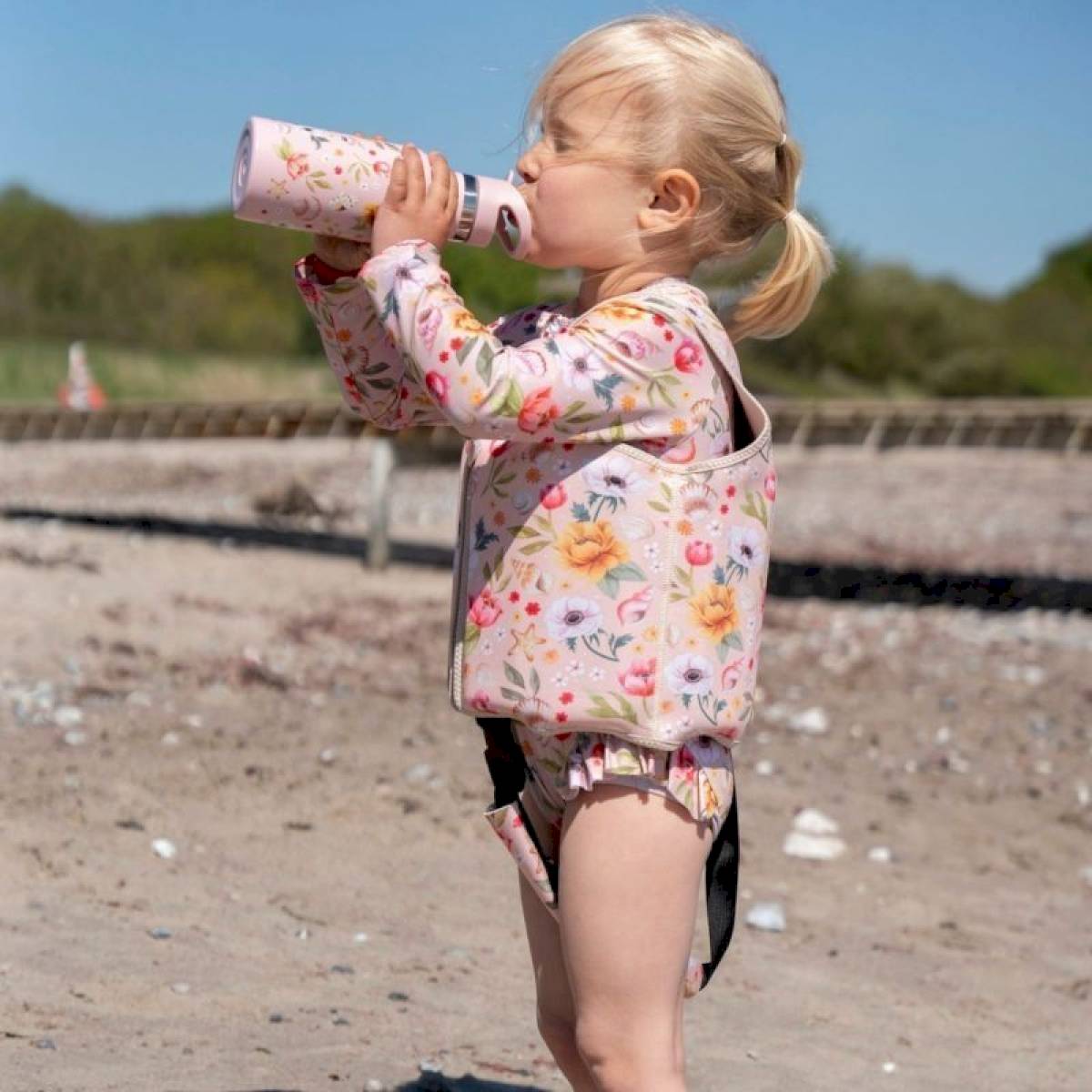 Gilet de natation Ocean Blossom 3-4 ans - Filibabba