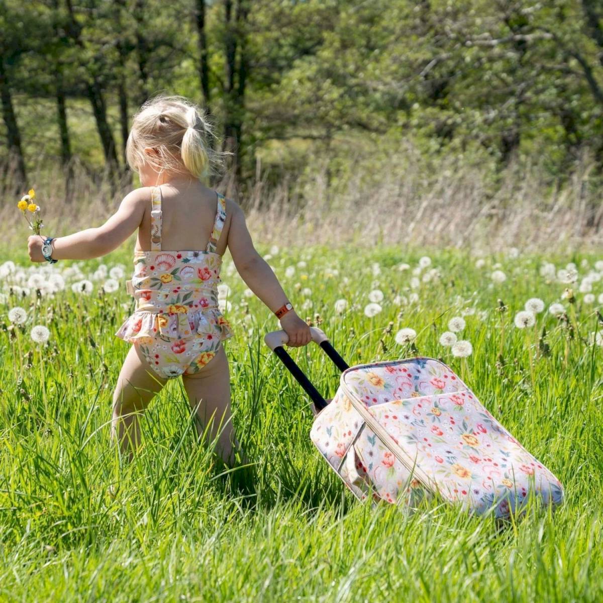 Valise à roulettes enfant Ocean Blossom
