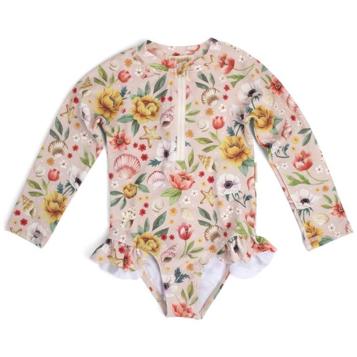 Maillot de bain combinaison anti UV Ocean Blossom 1-2 ans