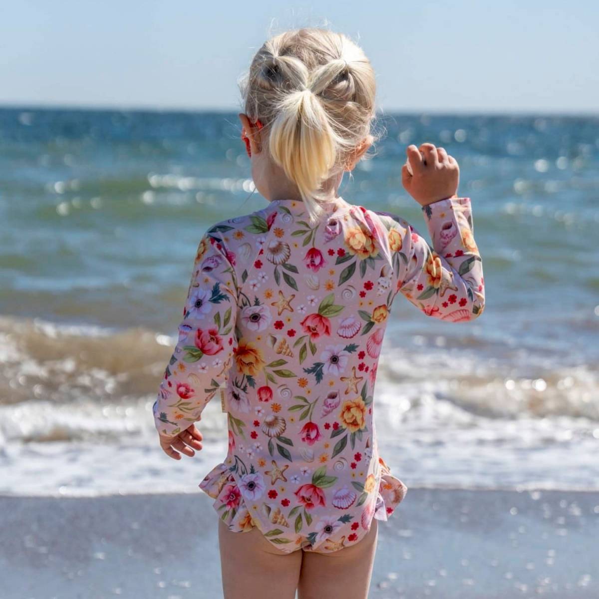 Maillot de bain combinaison anti UV Ocean Blossom 1-2 ans