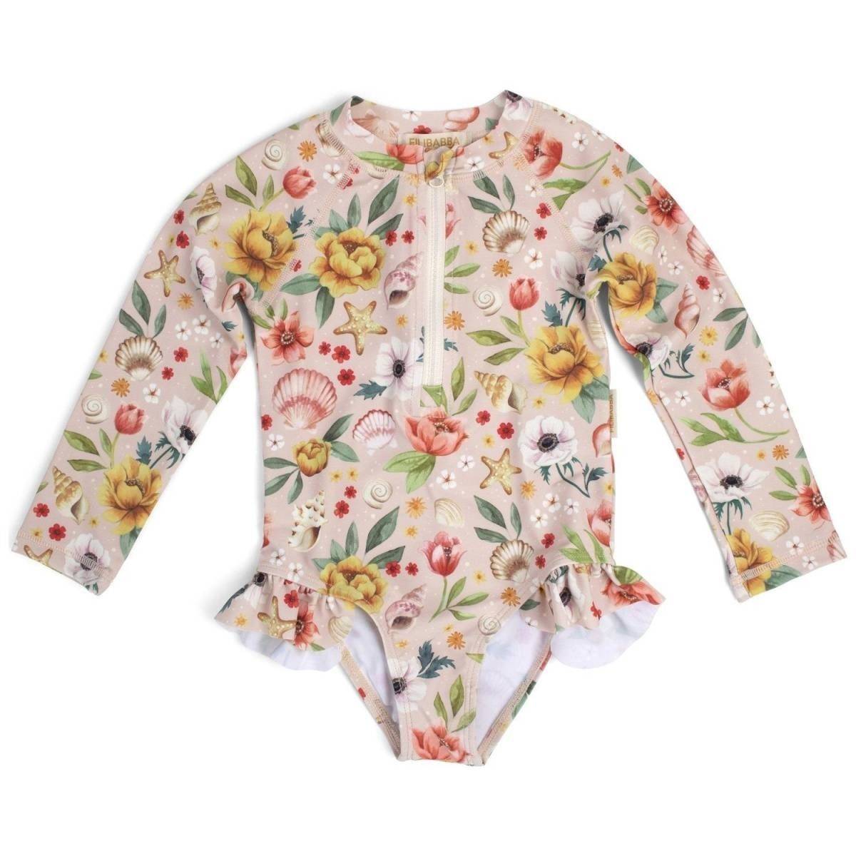 Maillot de bain combinaison anti UV Ocean Blossom 3-4 ans