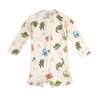 Maillot de bain combinaison anti UV Dino beach 3-4 ans