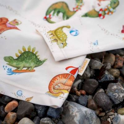 T-shirt anti UV Dino beach 3-4 ans
