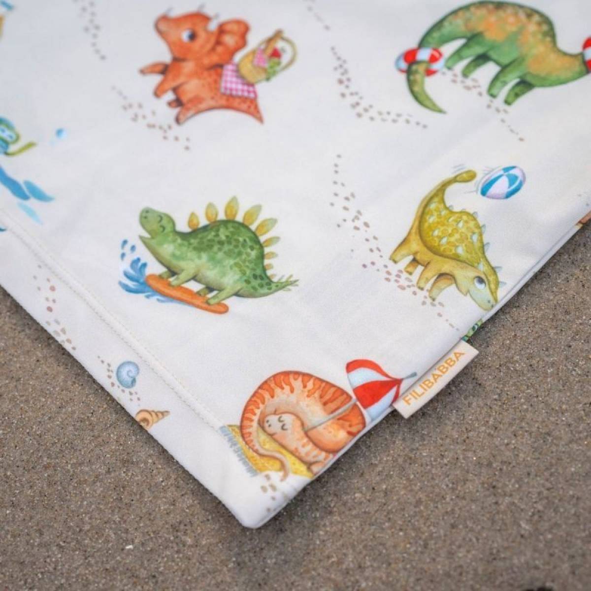 T-shirt anti UV Dino beach 3-4 ans