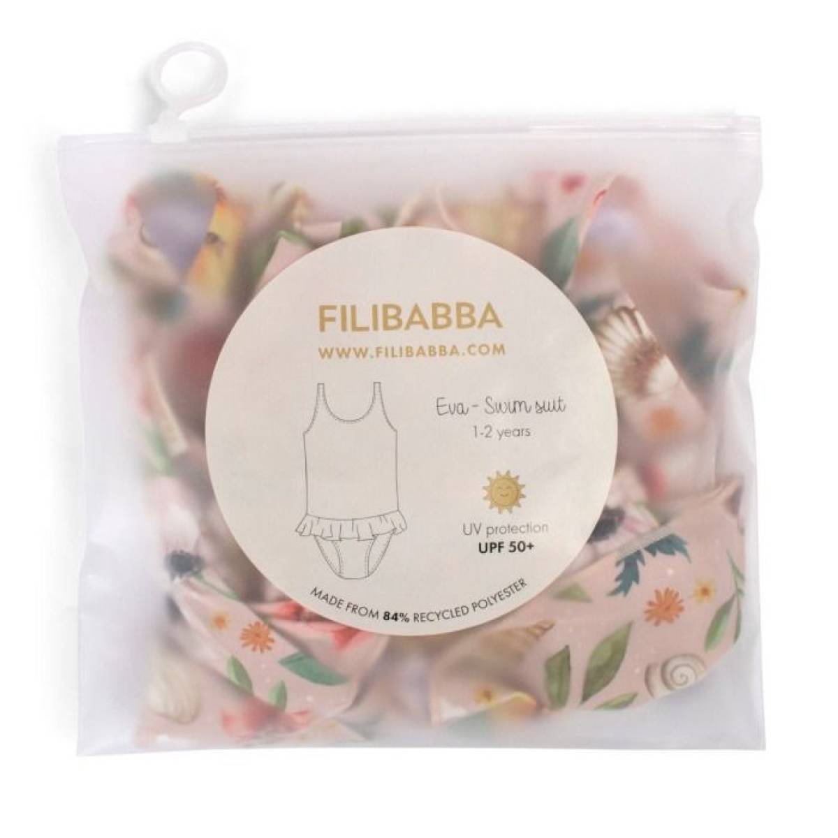 Maillot de bain 1 pièce anti UV Ocean Blossom 1-2 ans