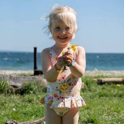 Maillot de bain 1 pièce anti UV Ocean Blossom 3-4 ans