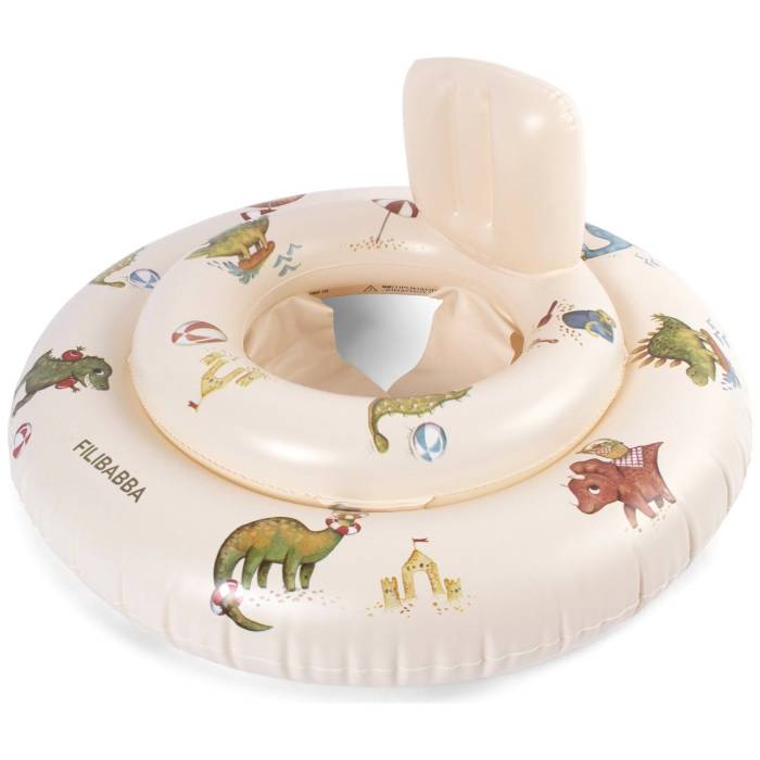 Bouée avec siège pour bébé Dino Beach