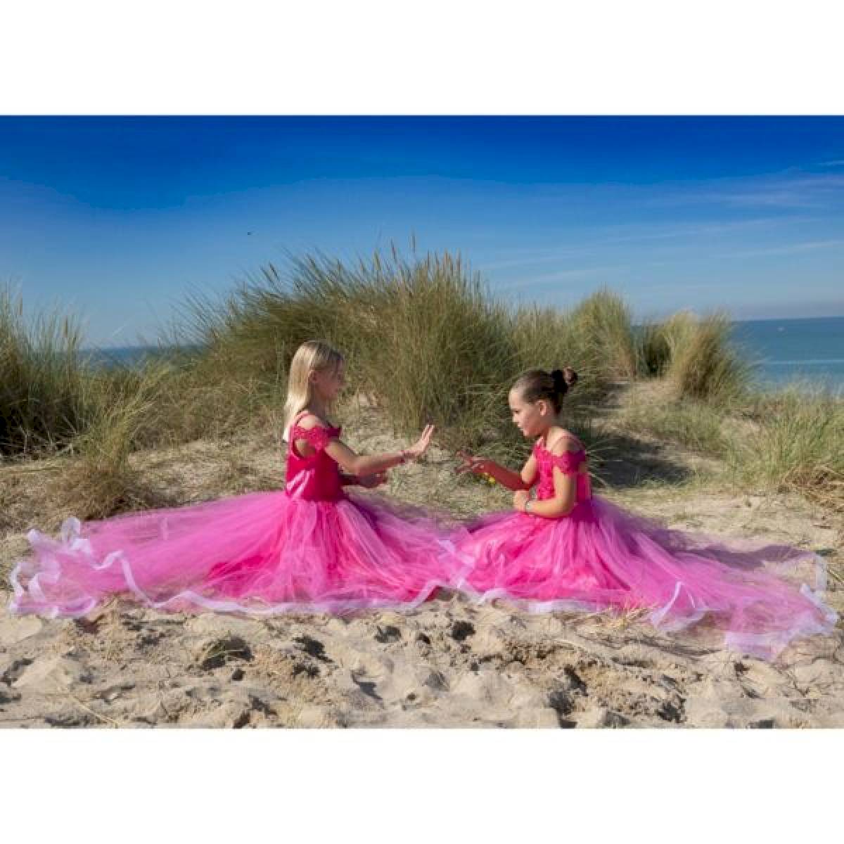 Robe de déguisement rose 5-7 ans