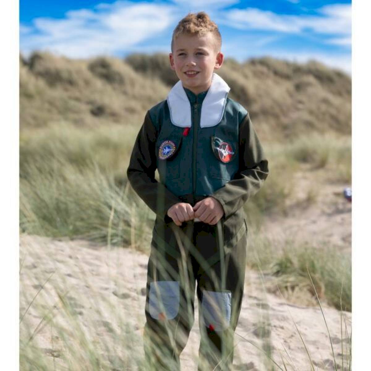 Déguisement de parachutiste 8-10 ans