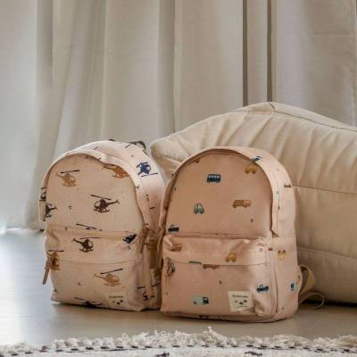 Sac à dos enfant voitures beige - Kidzroom