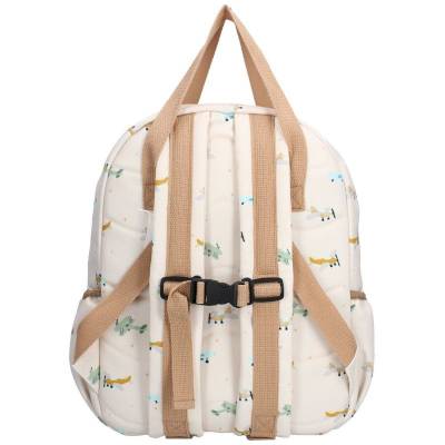 Sac à dos enfant à anses Avions beige - Kidzroom
