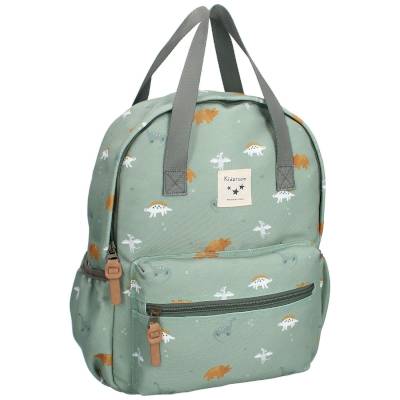 Sac à dos enfant à anses Dinosaures vert - Kidzroom