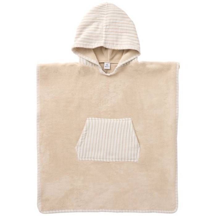 Poncho de bain bambou Biscuit 3-5 ans