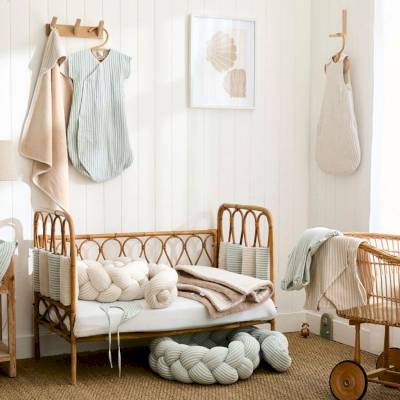 Poncho de bain bambou Biscuit 3-5 ans