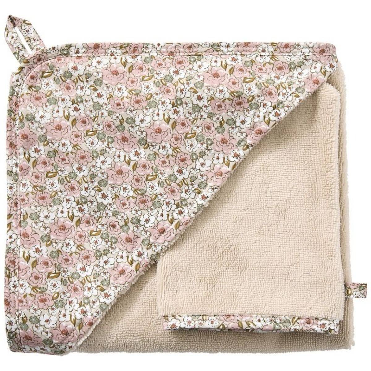 Cape de bain et gant de toilette Afternoon Tea