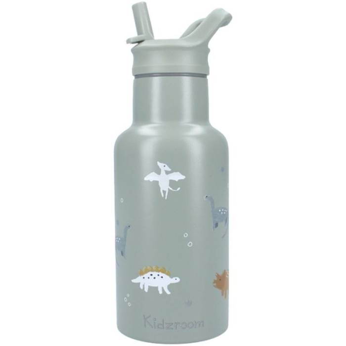 Gourde isotherme 350 ml Dino vert