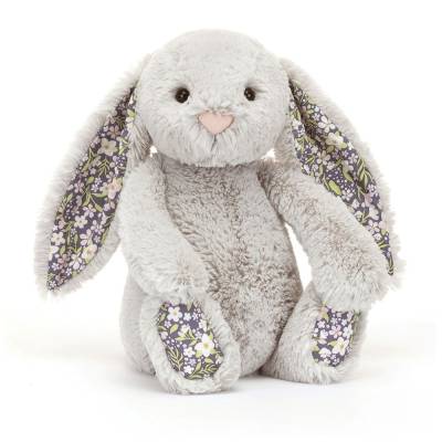Peluche Lapin Blossom Silver Bloom 18cm