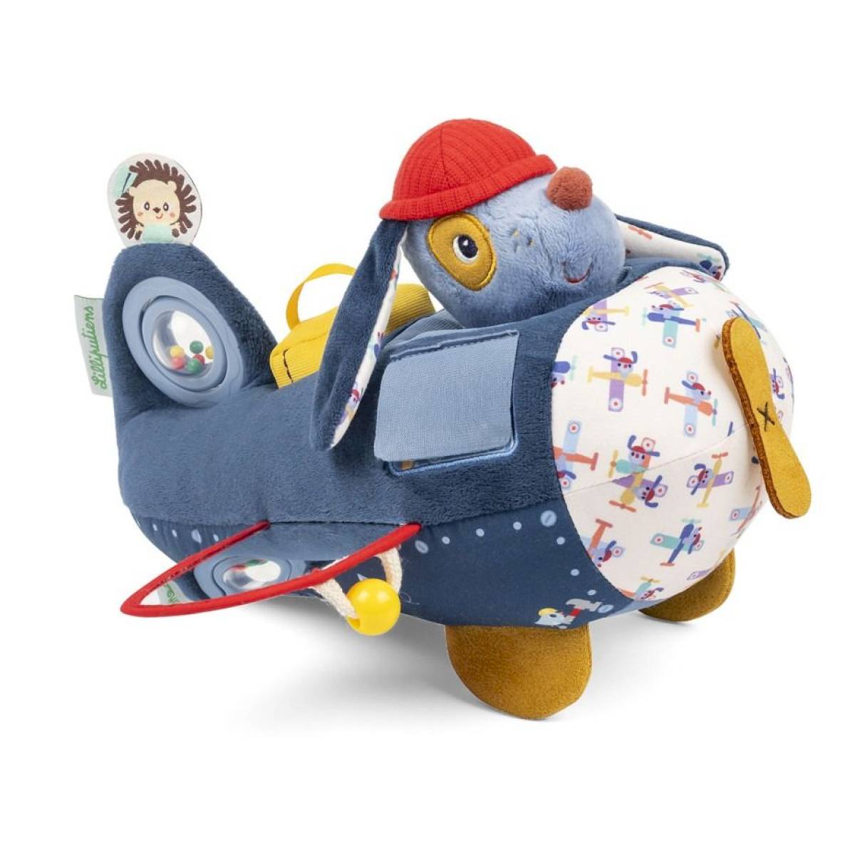 Peluche Jules le chien et son panier(dupliqué)
