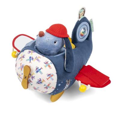 Peluche Jules le chien et son panier(dupliqué)