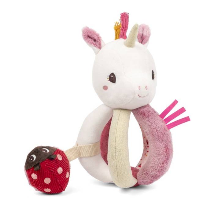 Hochet à poignées Léna la Licorne