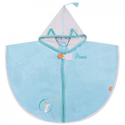 Cape de bain Renard bleu