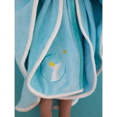 Cape de bain Renard bleu