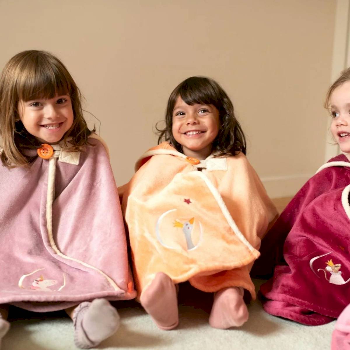 Cape de bain Cygne vieux rose(dupliqué)