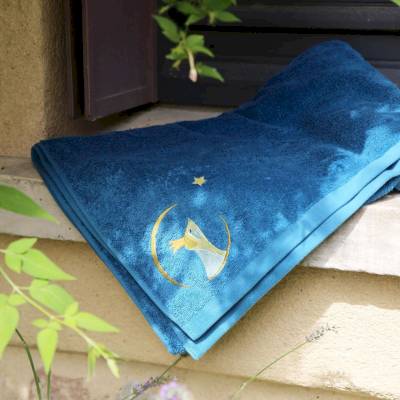 Serviette de bain Baleine lagon bleu 70x140cm(dupliqué)
