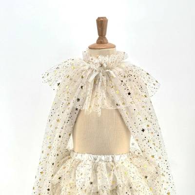 Ensemble cape et jupe Loane ivoire