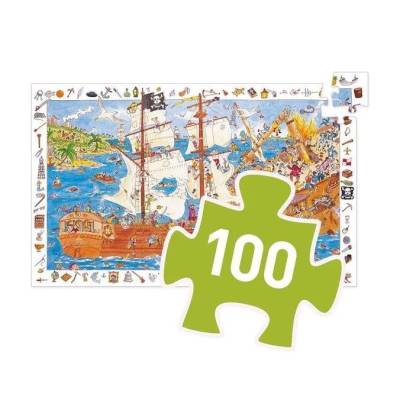 Puzzle d'observation Pirates 100 pièces