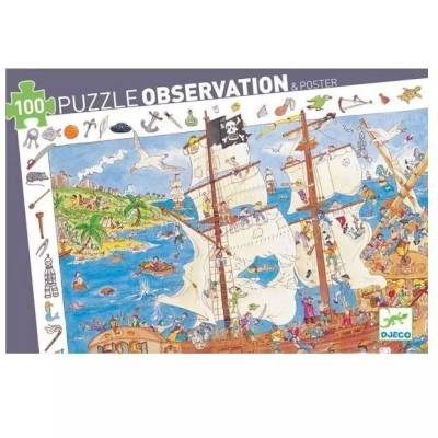 Puzzle d'observation Pirates 100 pièces