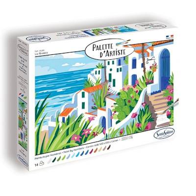 Peinture au numéro - Palette d'artiste - La Riviera Peinture au numéro - Palette d'artiste - La Riviera