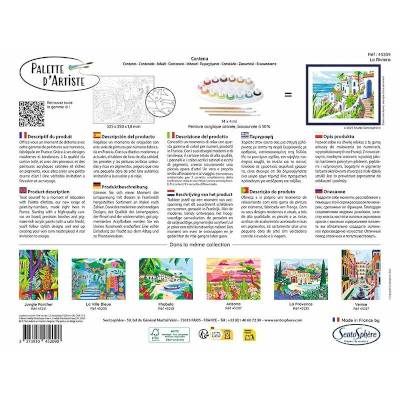 Peinture au numéro - Palette d'artiste - La Riviera Peinture au numéro - Palette d'artiste - La Riviera